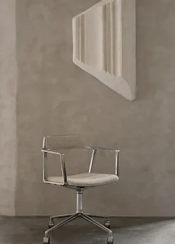 VIPP452 Swivel Chair m/hjul, Wavy tekstil fra Vipp
