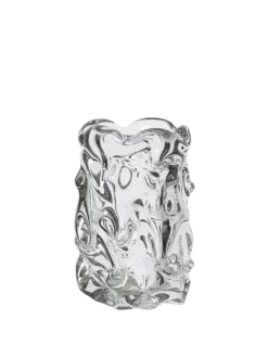 Virelle Vase Clear, H18 fra Ferm Living