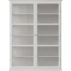 Vitrineskab Classic V2, hvid fra Lindebjerg Design