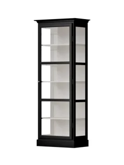Vitrineskab Classic V1, sort fra Lindebjerg Design
