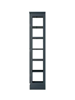 Vitrineskab N1, dark blue fra Lindebjerg Design