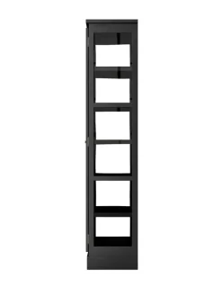 Vitrineskab N2, dark oak fra Lindebjerg Design