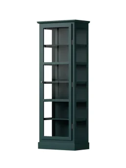 Vitrineskab N1, green fra Lindebjerg Design