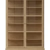 Vitrineskab N2, light oak fra Lindebjerg Design