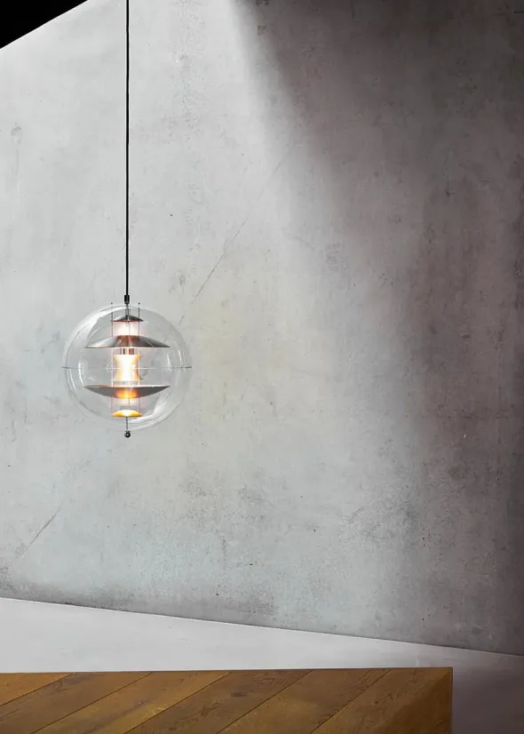 VP Globe, brushed alu Ø40 cm af Verner Panton