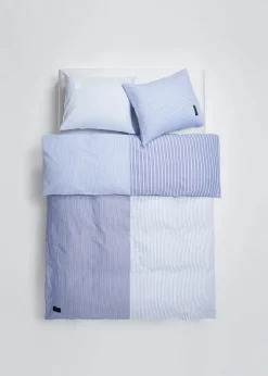 Wall Street Oxford Patchwork Duvet Cover Single 140x200 cm fra Magniberg