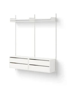 Wardrobe Shelf Cabinets w. Drawers fra New Works