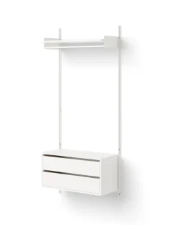 Wardrobe Shelf Cabinet w. Drawers fra New Works