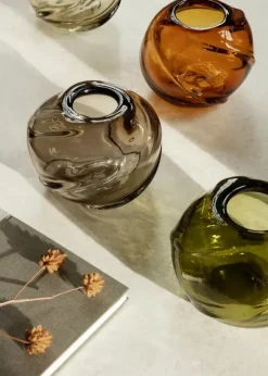 Water Swirl vase, Round fra Ferm Living