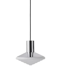 Whipped Pendant Lamp, all chrome fra LEO Objects