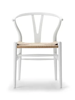Y-stol CH24 Soft Natural White af Hans J. Wegner