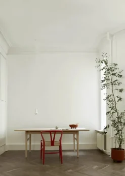 Y-stol CH24 Soft Red Brown af Hans J. Wegner