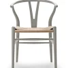 Y-stol CH24 Soft Silver Grey af Hans J. Wegner