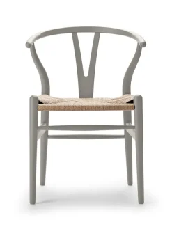 Y-stol CH24 Soft Silver Grey af Hans J. Wegner