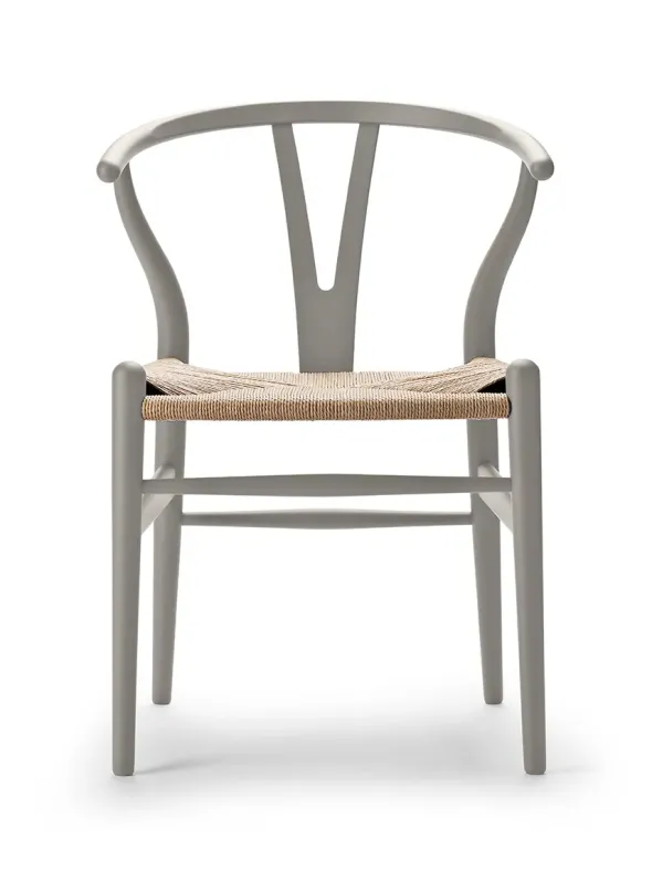 Y-stol CH24 Soft Silver Grey af Hans J. Wegner