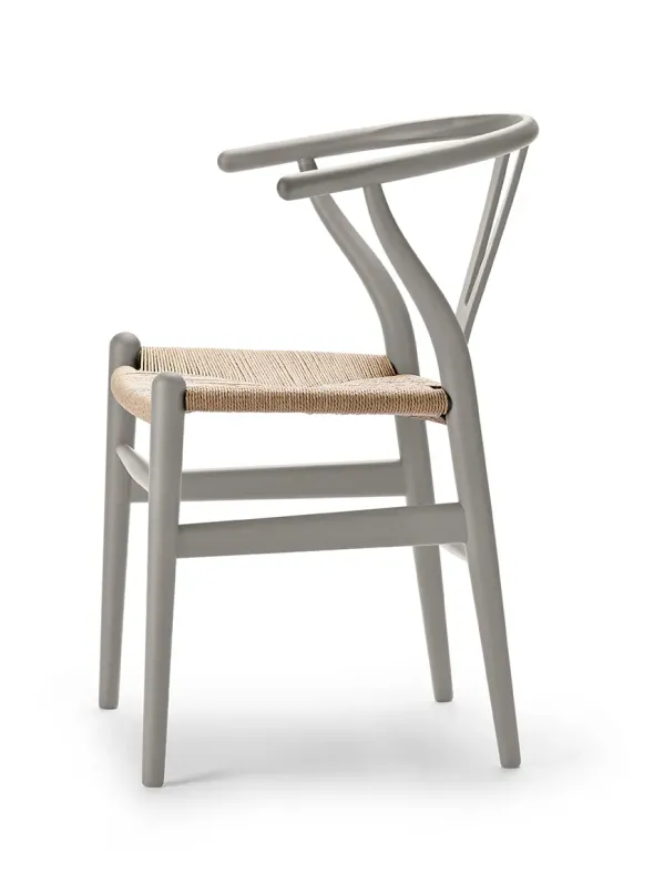 Y-stol CH24 Soft Silver Grey af Hans J. Wegner
